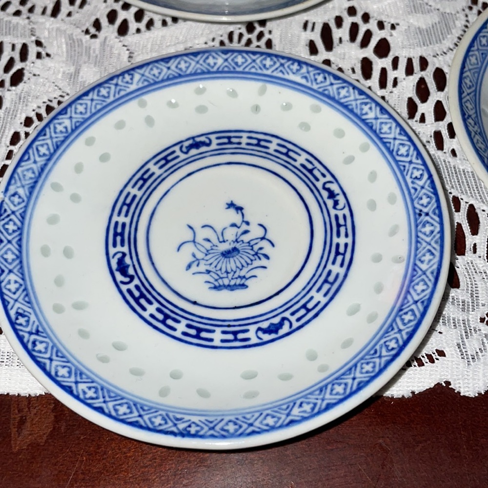 Vintage 17 Pc Chinese Rice Grain Tea Set! - Picture 6 of 11